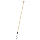 D&O Sauzahn aus geschmiedetem Borstahl mit 140 cm Holzstiel (Esche), Gesamtlänge: 158 cm, Arbeitsbreite: 2,5 cm, ideal zur Bodenkultivierung im G