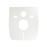 Schallschutz für Wand-WC und Bidet, weiß 5 mm
