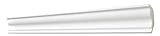 DECOSA Zierprofil S50 SOPHIE - Edle Stuckleiste in Weiß - 10 Leisten à 2 m Länge = 20 m - Zierleiste aus Styropor 40 x 45 mm - Für Decke oder Wand
