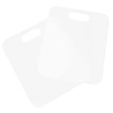 TOGEVAL 2St Mini-Kleiderbrett praktischer Schrankorganisator Shirt Faltbrett Kinder tshirt faltbrett spühlschrank organisation Kleiderordner Werkzeug zum Falten von Hemden Plastik Weiß