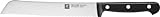 ZWILLING Twin Chef Brotmesser, Klingenlänge: 20 cm, Klingenblatt mit Wellenschliff, Rostfreier Spezialstahl/Kunststoff-Griff im Nietendesign, Schwarz