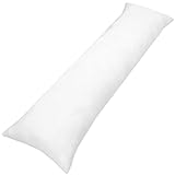Seitenschläferkissen 40 x 145 - Body Pillow Seitenschlafkissen Komfortkissen Erwachsene Schlafkissen Weiß