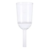 1pc Glaswaren Trichter Labware Glas Filter Sand Core Trichter für Labor (12X5CM)