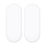 2x Jersey-Spannbettlaken für Babykörbe, oval, 100% Baumwolle (Weiß)