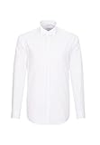 Seidensticker Herren Modern Fit Tuxedo Shirt Businesshemd, Weiß (01 Weiß), 43