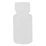 Aflytep 5 Stück 20 ml weißer Mini--Alkohol, leer, Kunststoff, Alkohol, Alkohol