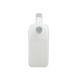 1 0L weißer 2-Takt-Öl-Benzin-Kraftstoff-Mischflasche für Trimmerkettensäge, separate Füllstellen, langlebig und bequem zu bedienen