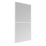Windhager Insektenschutz Basic Rahmentür, Spannrahmen-Tür, Fliegengitter Tür, Selbstbausatz 100 x 210cm, weiß