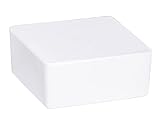 WENKO Nachfüller Raumentfeuchter Cube, Nachfüllpack für Luftentfeuchter, reduziert Schimmel & Gerüche, 500 g Granulatblock, sofortige Wirkung bis zu 2 Monate, 10 x 5 x 10 cm, Weiß