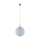 Lindby Pendelleuchte Marike (Modern) in Weiß aus Glas (1 flammig, E27) - Hängelampe Esstischlampe Hängeleuchte W