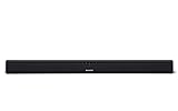 SHARP HTSB110 2.0 Soundbar 90W (USB, Bluetooth, HDMI, Optisch, AUX-In (3,5mm), Breite: 80cm), Slim-Design, schwarz