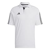 adidas Herren Tiro 23 Competition Poloshirt (Short Sleeve), weiß, L