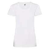 Fruit of the Loom - Lady-Fit Valueweight T - Modell 2013 XS,White
