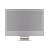 GO-AHEAD Monitor Hülle Silber-Polyester-Stretch-Computer-Monitor-Staubabdeckungsschutz mit innerem Weichfutter-LCD-Bildschirm-Staubabdeckung (Color : Silver, Specification : 27 inch)