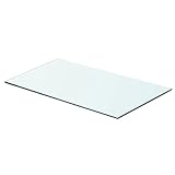 vidaXL Glasboden Glasscheibe Glasplatte für Glasregal Transparent 60 cm x 30 cm