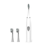 Tragbare Zahnbürste Elektrische Schallzahnbürste für Erwachsene mit 8 Ersatzköpfen, Reise-Smart-Whitening-Reinigung, elektronische Zahnbürste