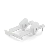 DL-pro Tastenkappe für Whirlpool Bauknecht 481071425341 Indesit C00311013 weiß Reset Start Knopf Startknopf Schalter Drucknopf für PWF AWO AWS W