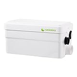 Sanimax SANI250 Hebeanlage Sehr Leise Pumpe Abwasser Haushaltspumpe Duschpumpe mit 2 Einlässen 250W