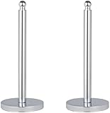 WENKO Toilettenpapier-Ersatzrollenhalter Viterbo - für 3 Toilettenpapierrollen, Edelstahl rostfrei, 14 x 35 x 14 cm, Glänzend (Packung mit 2)