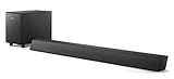 Philips B5305/12 Soundbar Bluetooth mit Subwoofer kabellos (2.1 Kanäle, 70 W Ausgangsleistung, Bluetooth, HDMI ARC, Markantes Design Inklusive Wandhalterung) schwarz