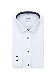 Seidensticker Herren Business Hemd Shaped Fit Businesshemd, Weiß (Weiß 01), (Herstellergröße: 40)