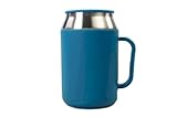 Tupperware to Go Isobecher 400 ml blau Hot & Go Thermo Behälter B