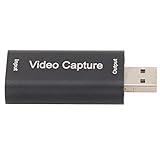 Yoidesu Video Capture Card 4K, USB zu HD Multimedia Interface 1080P, Camcorder, Action Cam für Live-Streaming-Konferenzen, Gaming-Video, Kompatibel mit PC, Xbox One