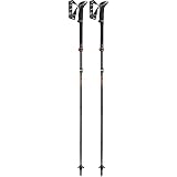LEKI Makalu FX Carbon Stöcke, Black-orange-naturalcarbon, 110-130
