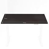 FANZTOOL Tischplatte Schwarz 140x70x1,8 cm, MDF Holzplatte mit Hochdrucklaminat, Arbeitsplatte für Schreibtisch und Esstisch