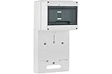Zählertafel Zählerbrett für Drehstrom Wechselstrom 1-9 Module N+PE (1F (N+PE))