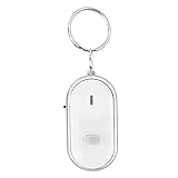 CHICIRIS Schlüsselfinder für verlorene Schlüssel, Anti-verlorener Schlüsselbund Tracer Schlüsselbund Locator Pfeife Schlüssel Schlüsselfinder, Schlüsselfinder, langlebig für Brieftaschen(Weiß)