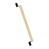 KZKZK Glastürgriff, Rundrohr-Schiebetürgriff aus massivem Holz, geeignet for Privathäuser, Büros, Hotels, Unternehmen und andere Szenarien(L76cm)