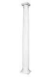 HEXIM Stuck Säule aus PU wählbar mit Schaft, Kapitell und Basis - griechisch römische Säulenelemente (N1125-1F Kap.) Wandsäule antik Verzierung
