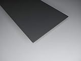 alt-intech Fassadenplatte Balkonplatte HPL Verschiedene Größen und Farben + Zubehör (1000 x 500 x 6 mm, Graphit grau)