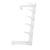 MAGICLULU Türhaken Kappe s-Haken zum Aufhängen für schwere Lasten Tor Die Streifen schwere Stand gardarobenhaken coat hooks Haken zum Aufhängen der Tür Kabinenhaken Weltraum Aluminium Weiß