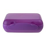 Tupperware Lunchbox mit Trennwand Brotbox lila (inkl. 1x Magnet-Raupe)