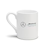 MERCEDES AMG PETRONAS Formula One Team - Offizielle Formel 1 Merchandise Kollektion - Logo-Tasse - Weiß - 310ml