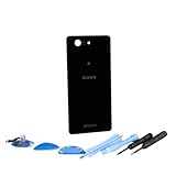Smartphone Backcover/Akkudeckel passend für Sony Xperia Z3 compact schwarz vorverkleb