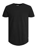 JACK & JONES Herren JJENOA Tee SS Crew Neck NOOS 12113648, Black/REG, XL