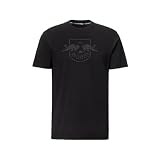 RB Leipzig Shadow T-Shirt (DE/NL/SE/PL, Alphanumerisch, L, Regular, Regular, schwarz)