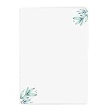 Briefpapier mit Blumenmotiv im DIN A4 Format - 50 Blätter einseitig bedruckt in qualitativem 120g/qm Papier - von Sophies Kartenw