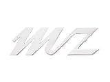FEZ Schriftzug''MZ'' Alu poliert für Seitenwagen Stoye, Beinschutzblech ES, ES/1