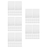 NUOBESTY 5 Sätze Transparenter Ordner Übersichtliche Ordner Für Dokumente Transparenter Dateiordner Papierschutz Einfache Dokumentenordner Dokumentenschützer Bürobedarf Pp 20 Stück * 5
