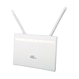 MXGZ 4G-WLAN-Router, 3 Internetschnittstellen 4 Antennen 4G-CPE-Router für Monitore für Registrierkassen für Desktop-Computer (EU-Stecker)