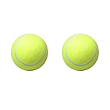 THINCAN Haustier Welpen Spielzeug Hunde Kauball Großer Tennisball Spielzeug Durchmesser 9 5 Zoll Für Haustier Hundewelpen Indoor Training Zum Spielen Tennisbälle Tennisbälle Für Spaziergäng