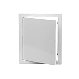 Revisionsklappe aus Metall 15x15 in Weiß - Wartungsklappe hochwertig verarbeitet/pulverbeschichtet - Revisionstür für Trockenbau - Wände und Decken - Einfache I