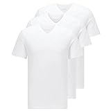 BOSS Herren VN 3P CO T-Shirts, Weiß (White 100), Large (3er Pack)