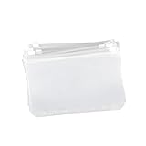 Operitacx 30 Stück Reisebrieftaschen Durchsichtige Reißverschlusstaschen Kunststoff-Reißverschlusstaschen Dateiordner-Organizer-Tasche Reißverschluss-Dokumententasche