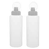 Cabilock 2st Rolle Essigflaschen Senfspender Spritzflaschen Mit Verschluss Spritzflaschen Für Flüssigkeiten Reisegewürzflasche Salatdressing-flaschen Gewürzflaschen Aus Kunststoff Pp Grey