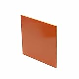 GOONSDS Bakelit Phenolplatte Blatt 10 Stück Laminatrohstoffe für Silikonkautschukform, Länge 100 mm, Breite 100 mm,Thickness 4